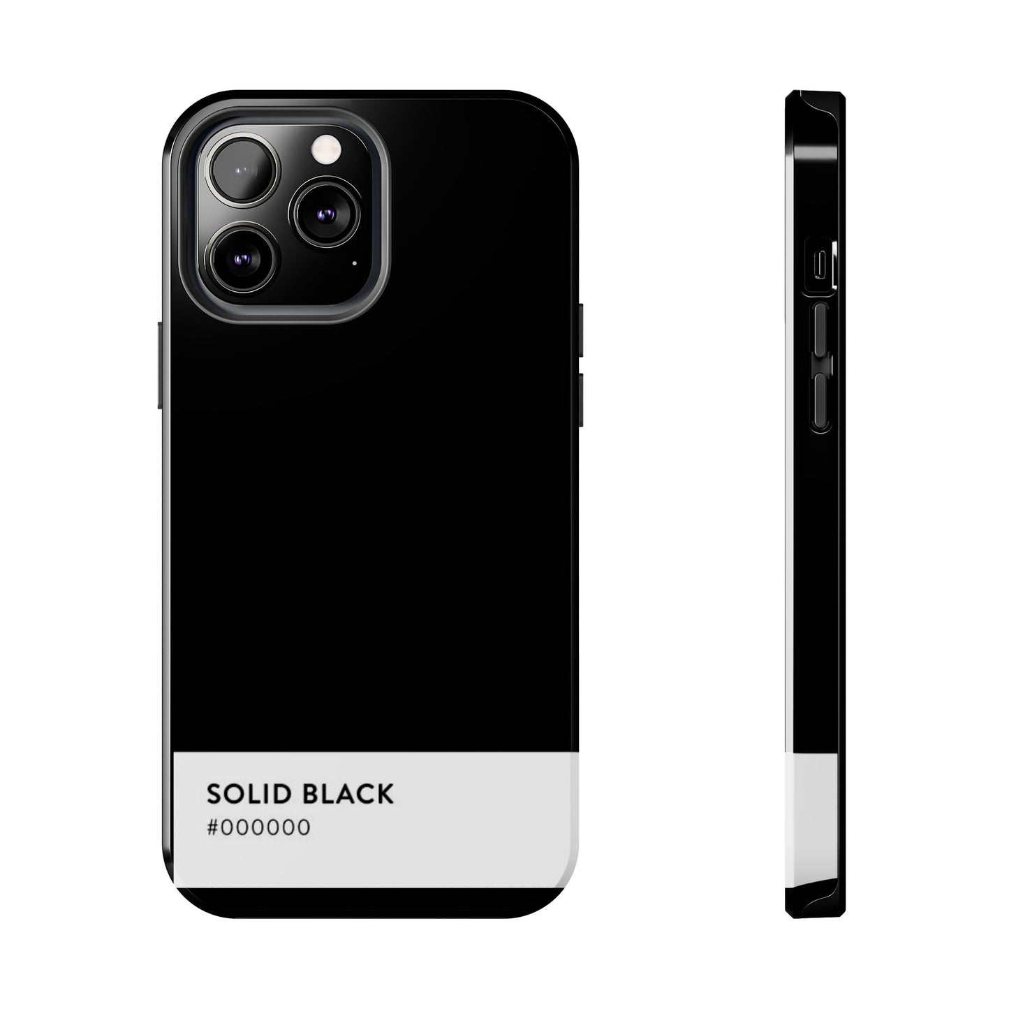 Solid Black Phone Case