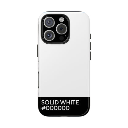 Solid White Phone Case