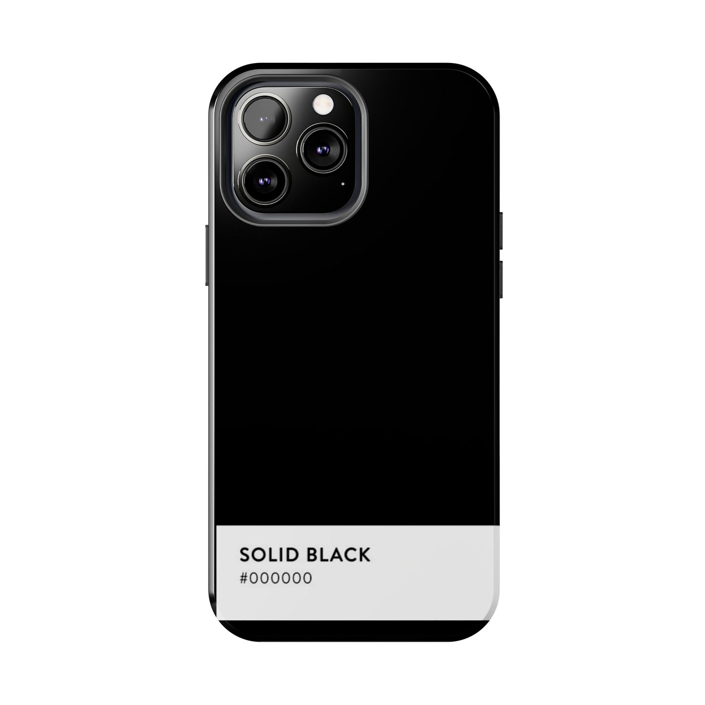 Solid Black Phone Case