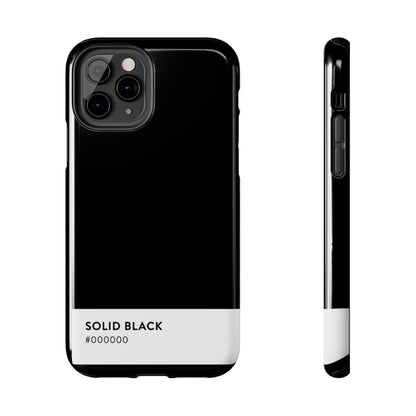 Solid Black Phone Case