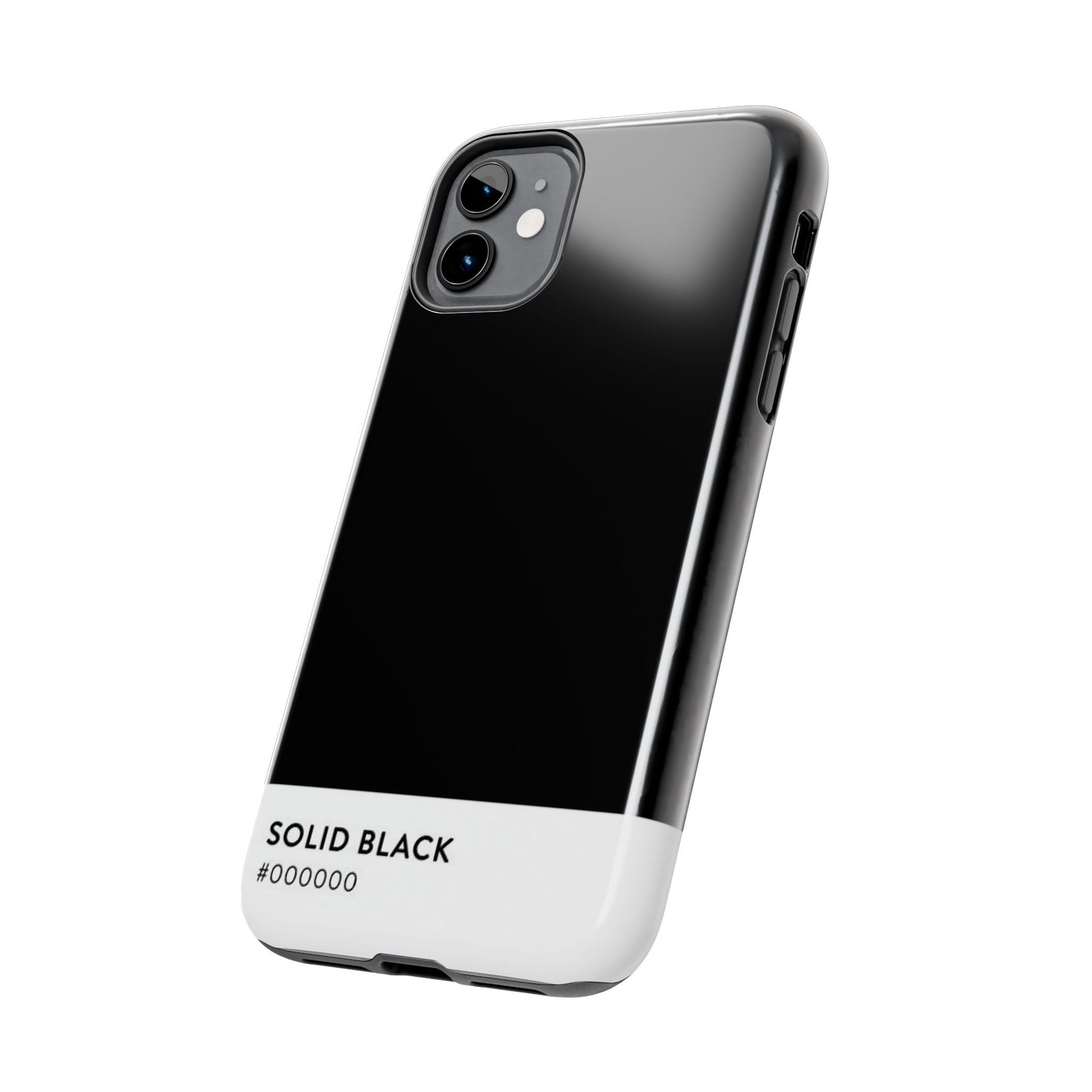 Solid Black Phone Case