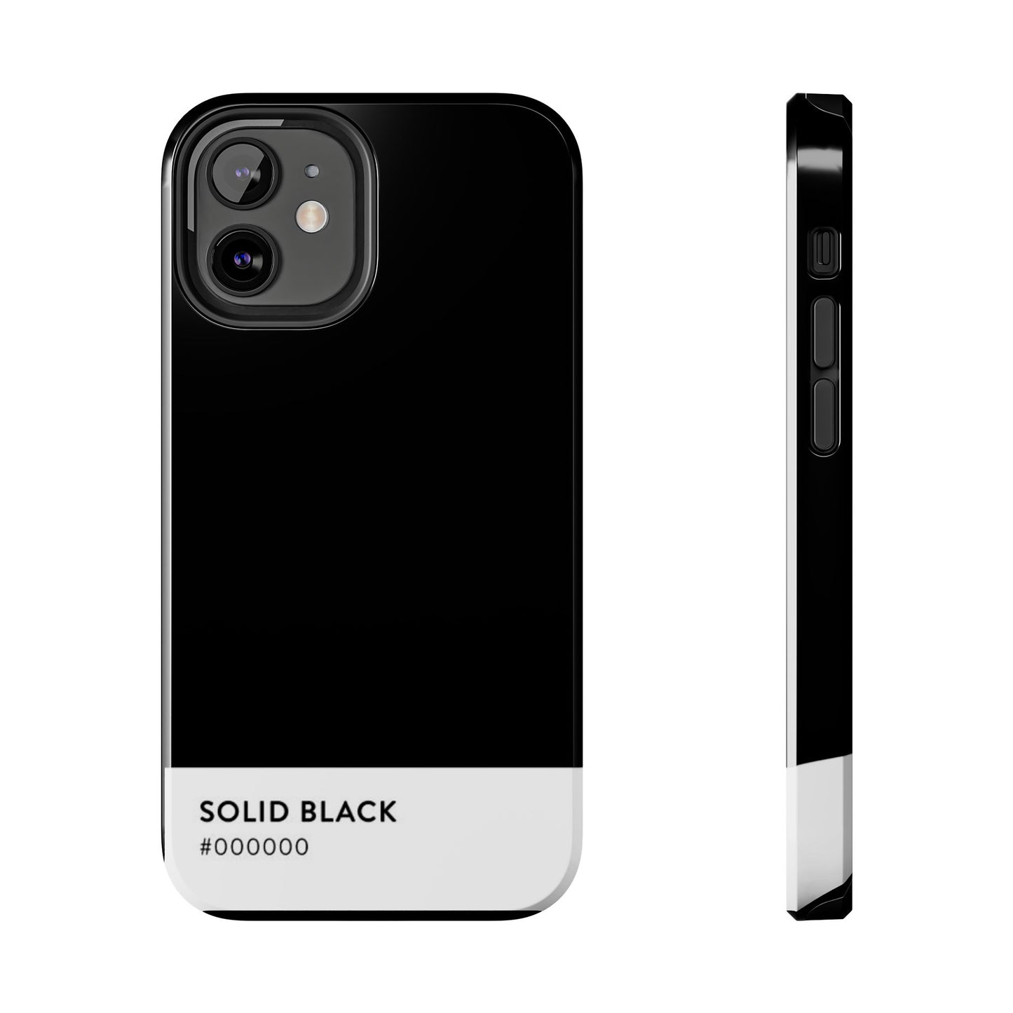 Solid Black Phone Case