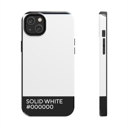 Solid White Phone Case