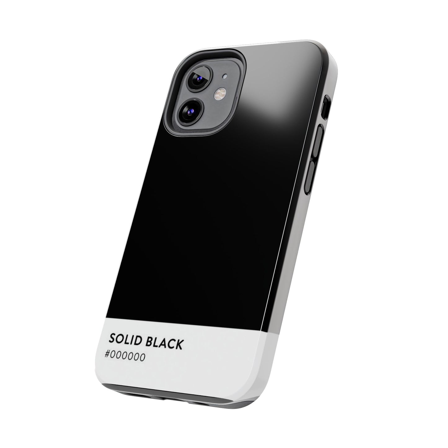 Solid Black Phone Case