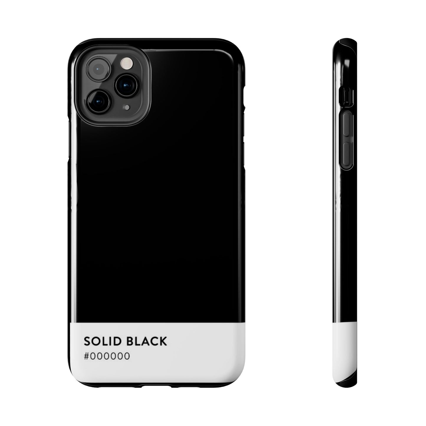 Solid Black Phone Case