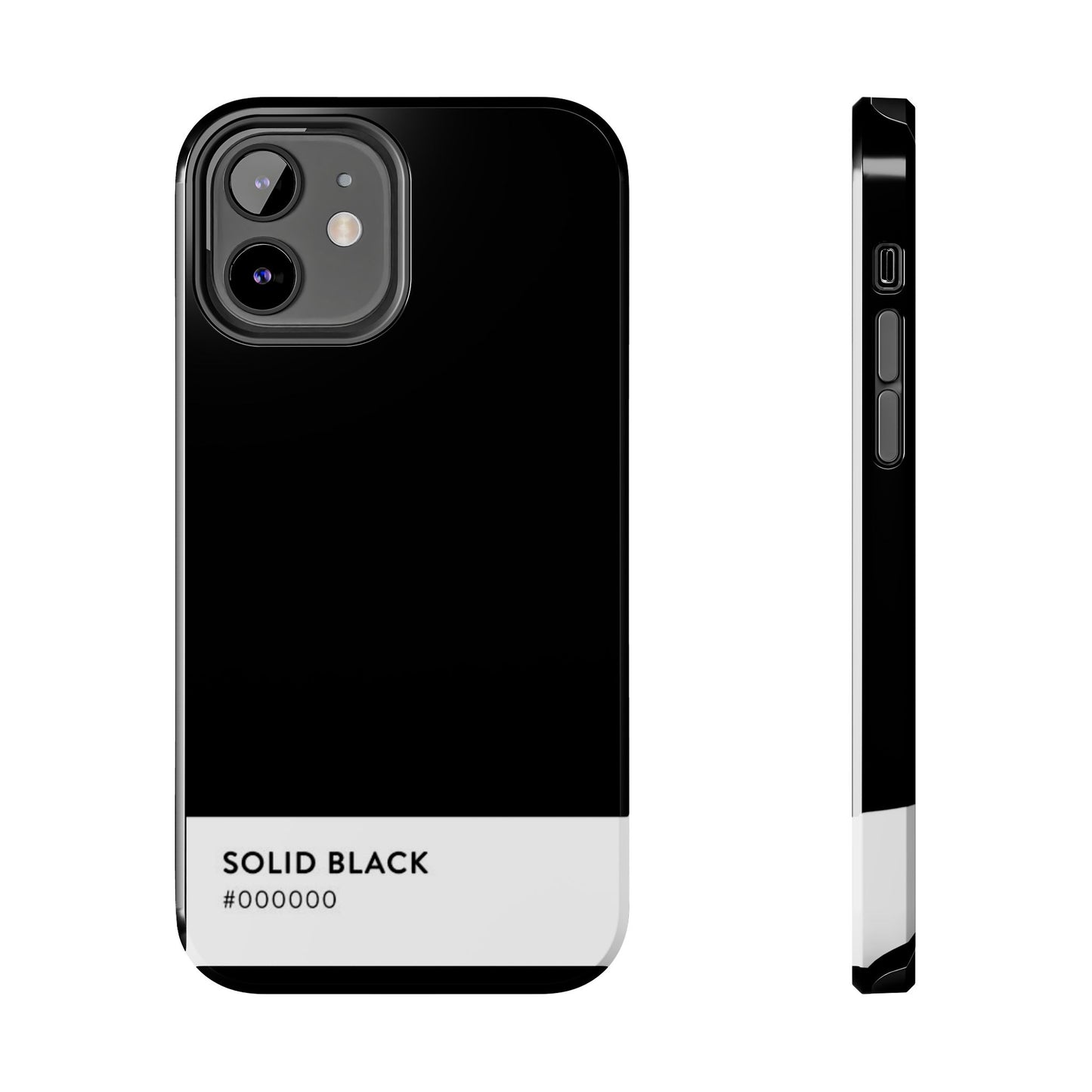 Solid Black Phone Case