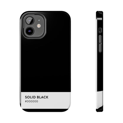 Solid Black Phone Case