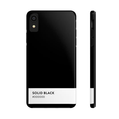 Solid Black Phone Case