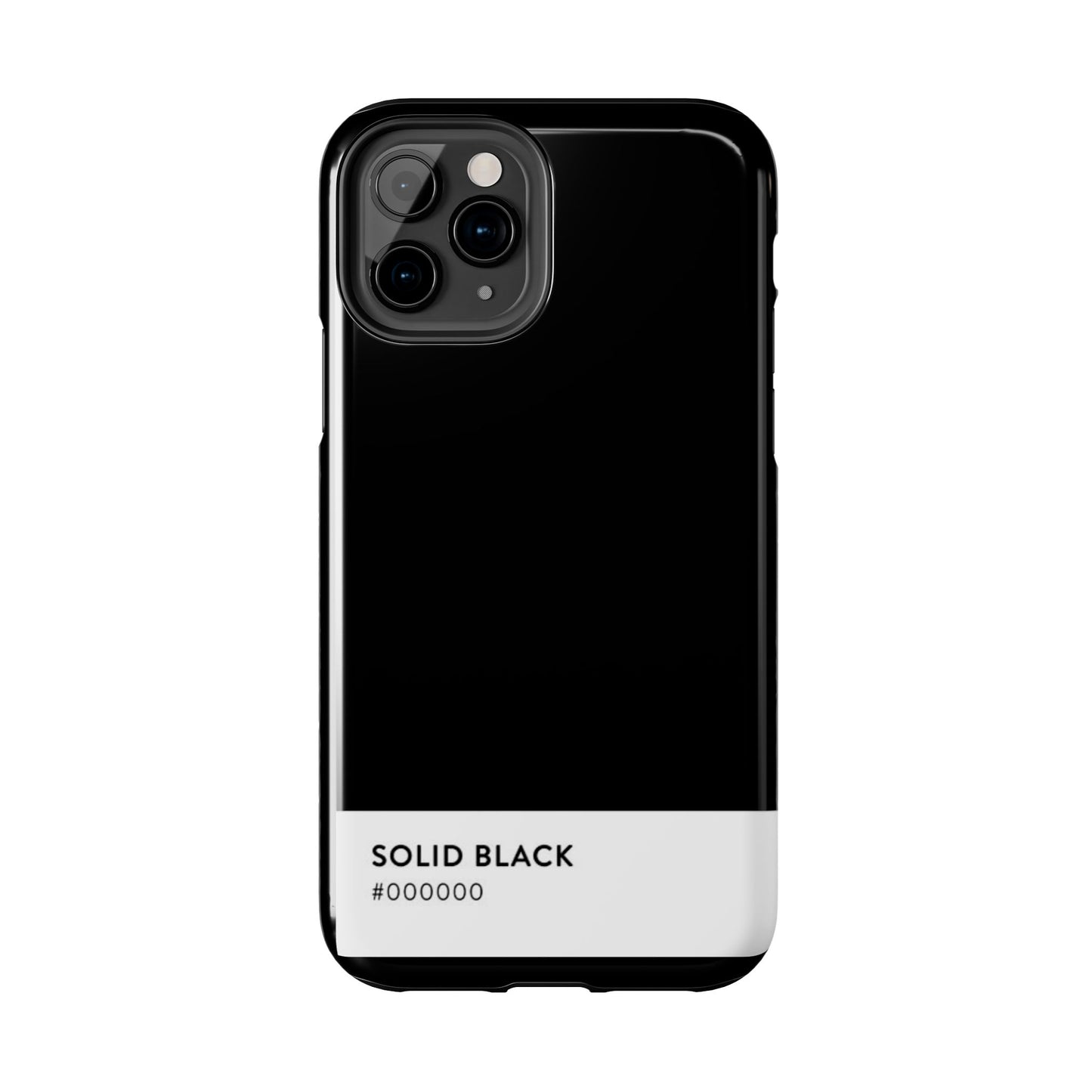 Solid Black Phone Case