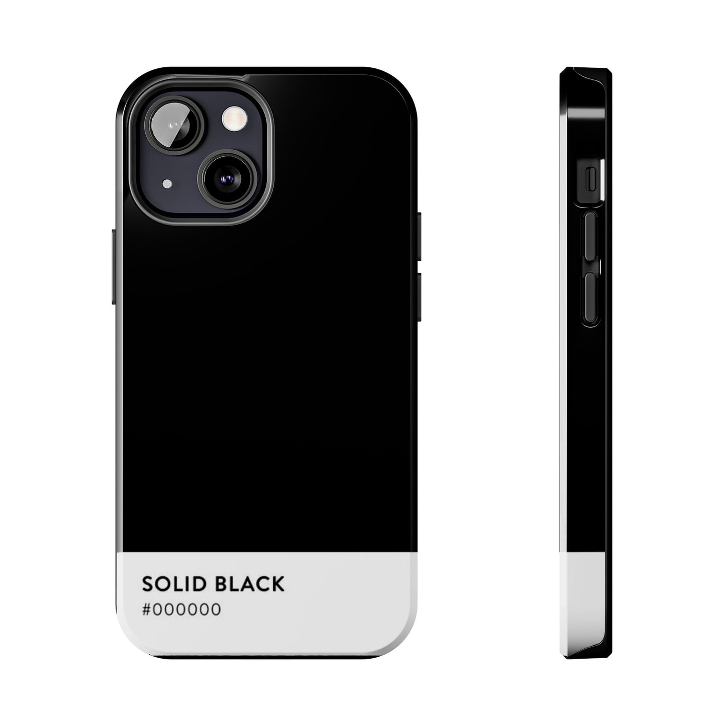 Solid Black Phone Case