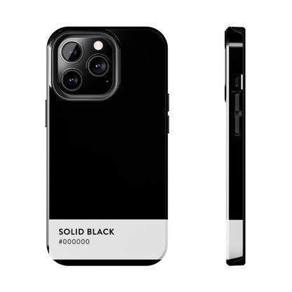 Solid Black Phone Case