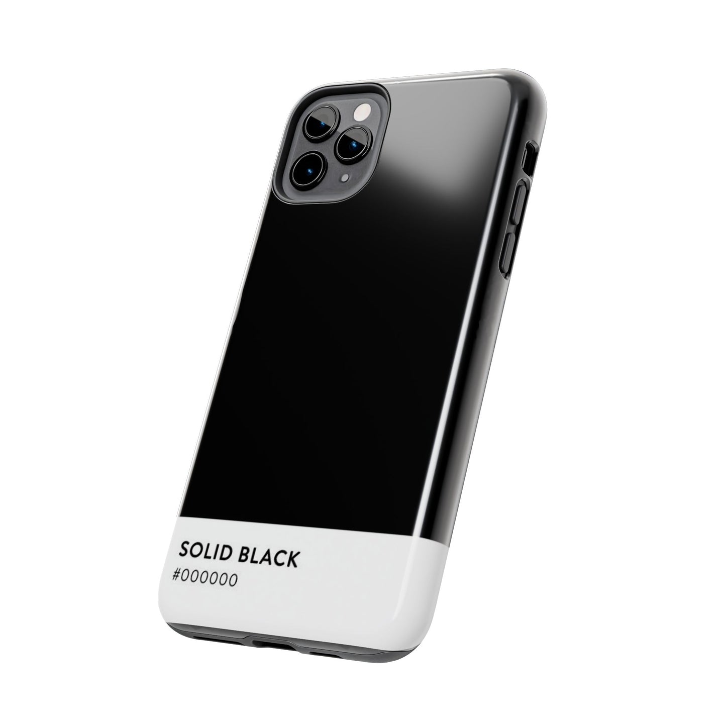 Solid Black Phone Case