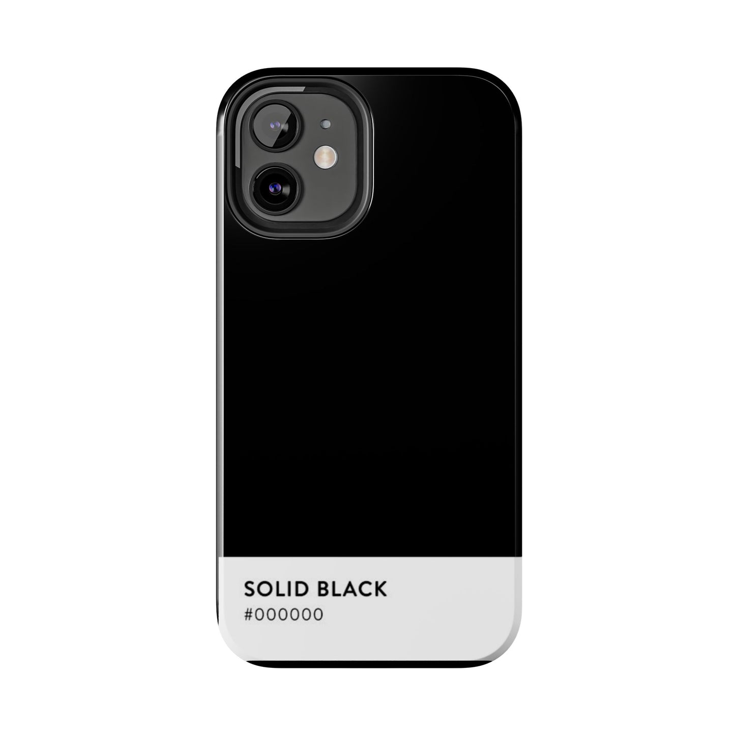 Solid Black Phone Case