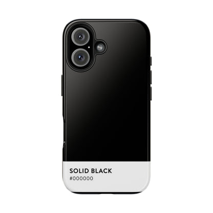 Solid Black Phone Case