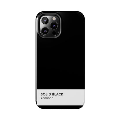 Solid Black Phone Case