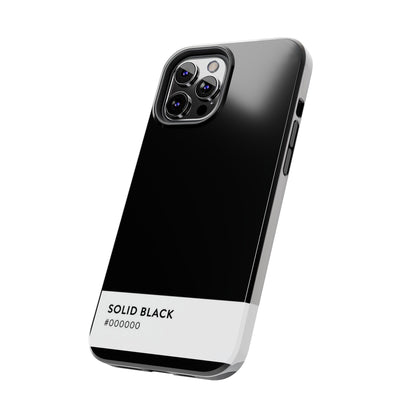 Solid Black Phone Case