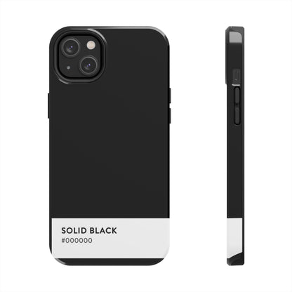 Solid Black Phone Case