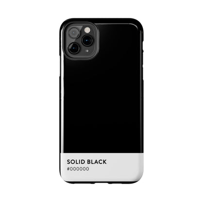 Solid Black Phone Case