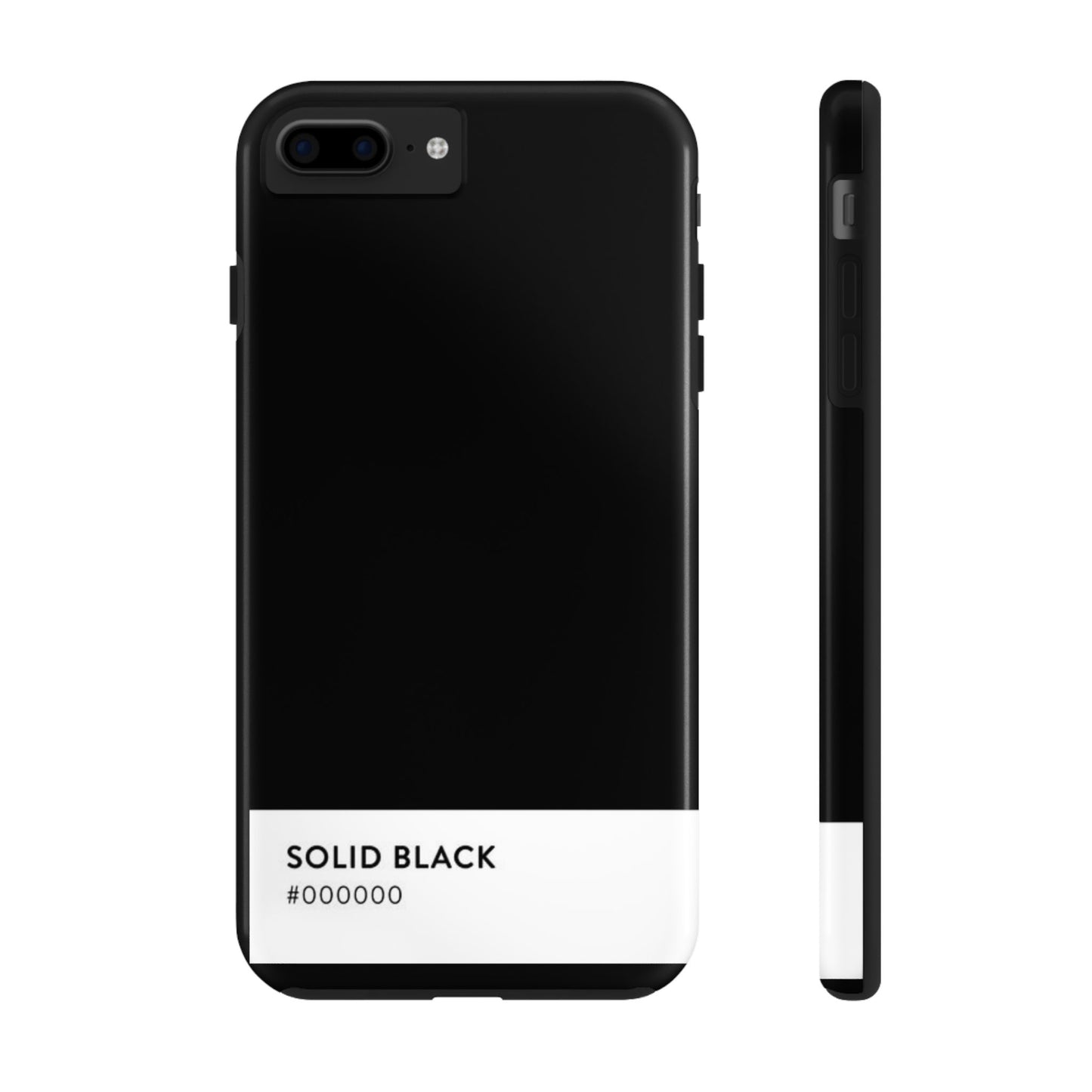 Solid Black Phone Case