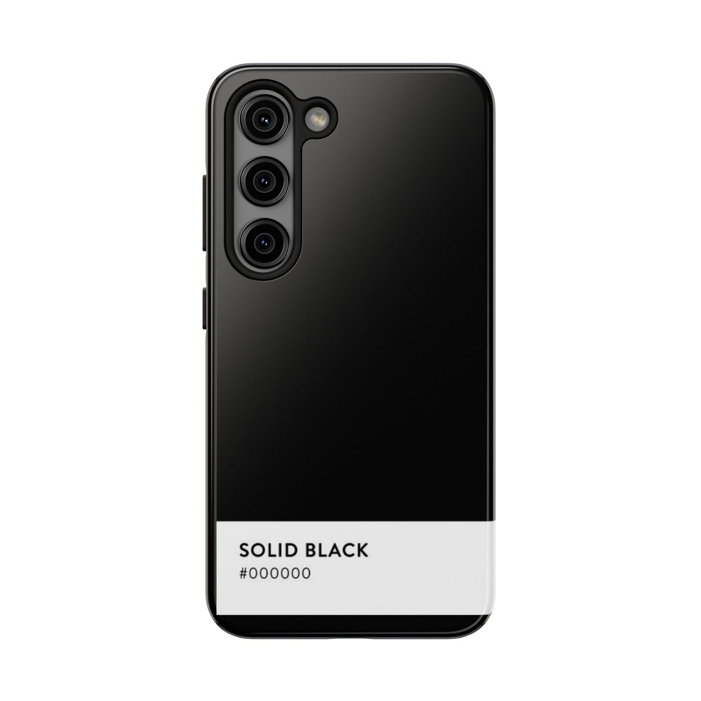 Solid Black Phone Case