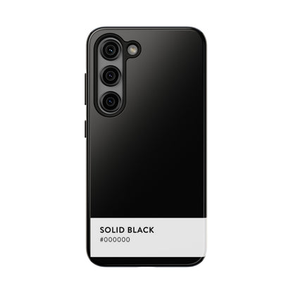 Solid Black Phone Case