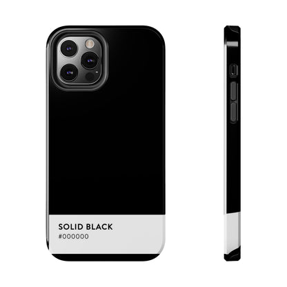 Solid Black Phone Case