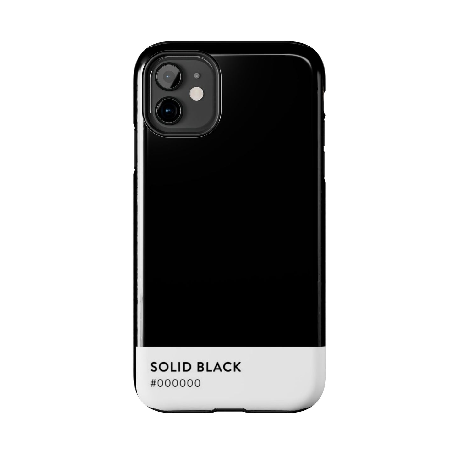 Solid Black Phone Case