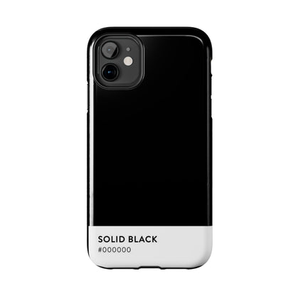 Solid Black Phone Case