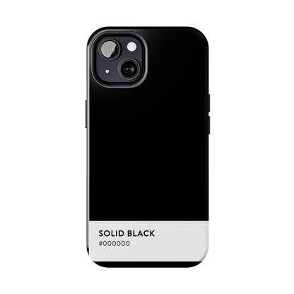 Solid Black Phone Case