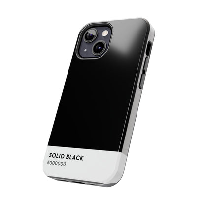 Solid Black Phone Case