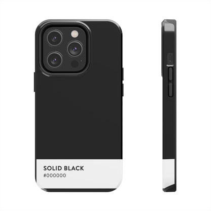 Solid Black Phone Case