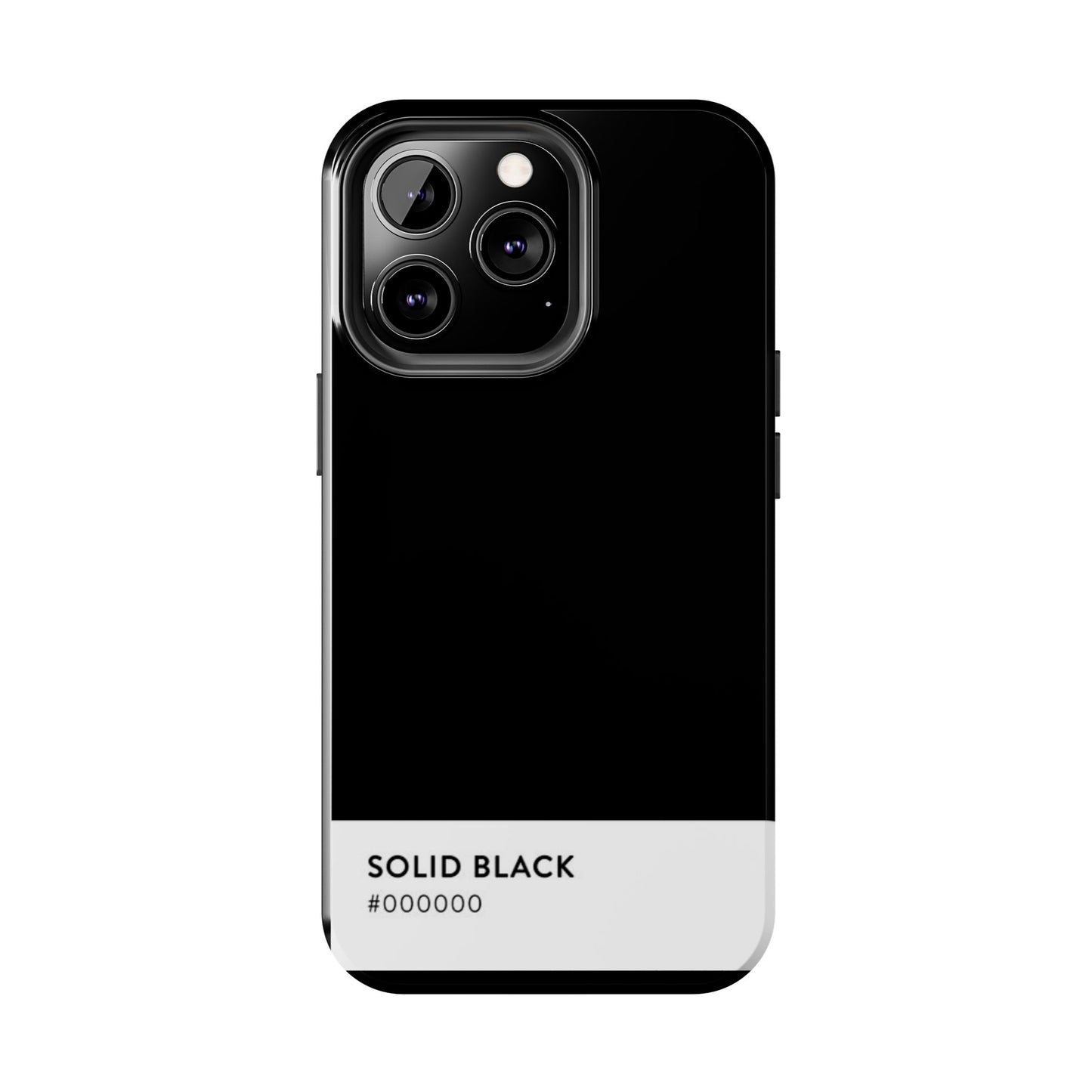 Solid Black Phone Case