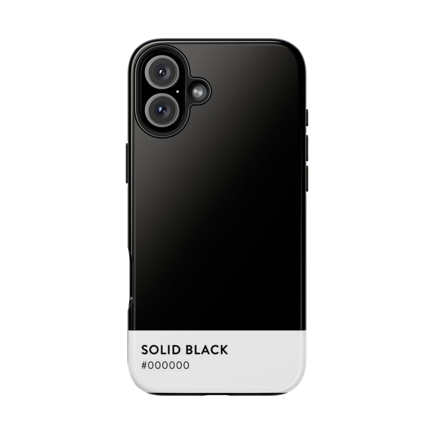 Solid Black Phone Case