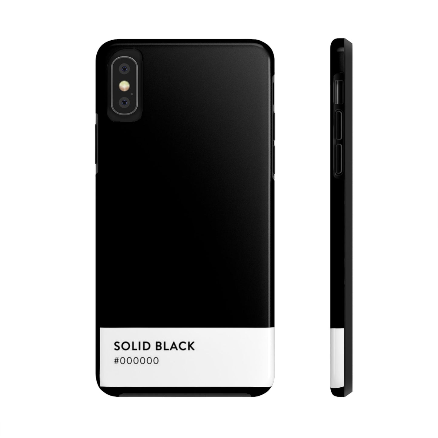 Solid Black Phone Case