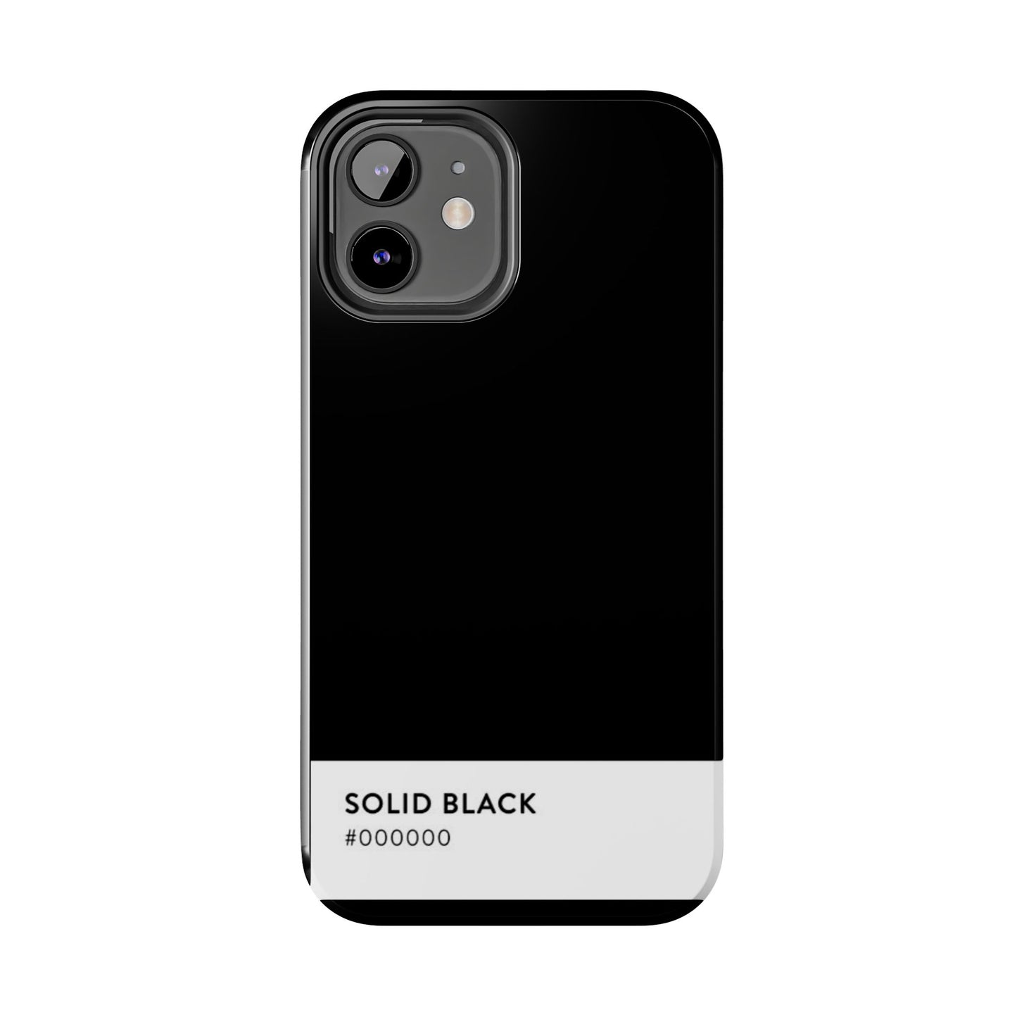 Solid Black Phone Case