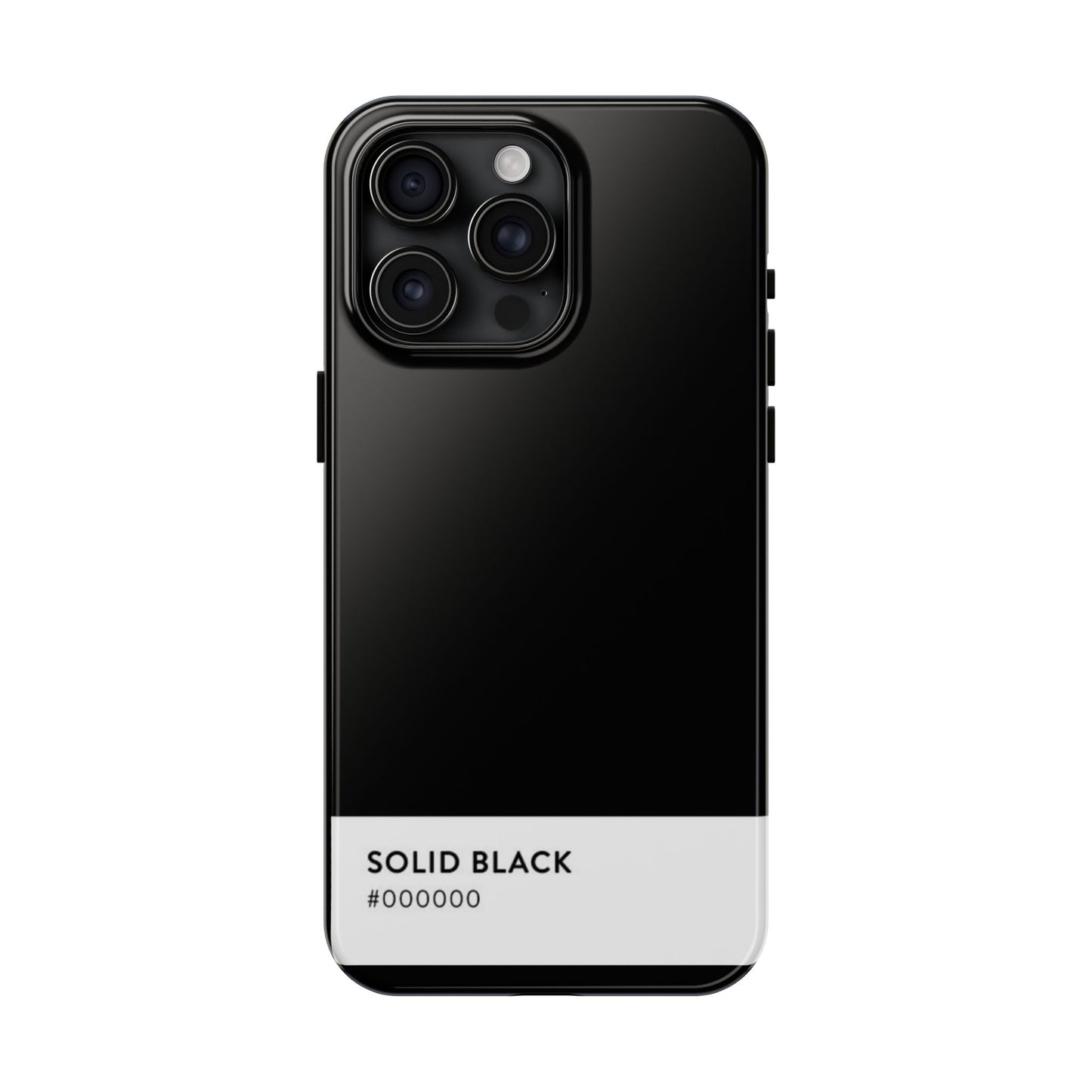 Solid Black Phone Case