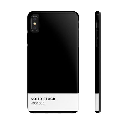 Solid Black Phone Case