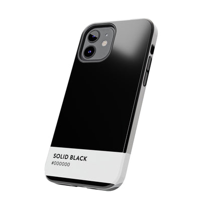 Solid Black Phone Case