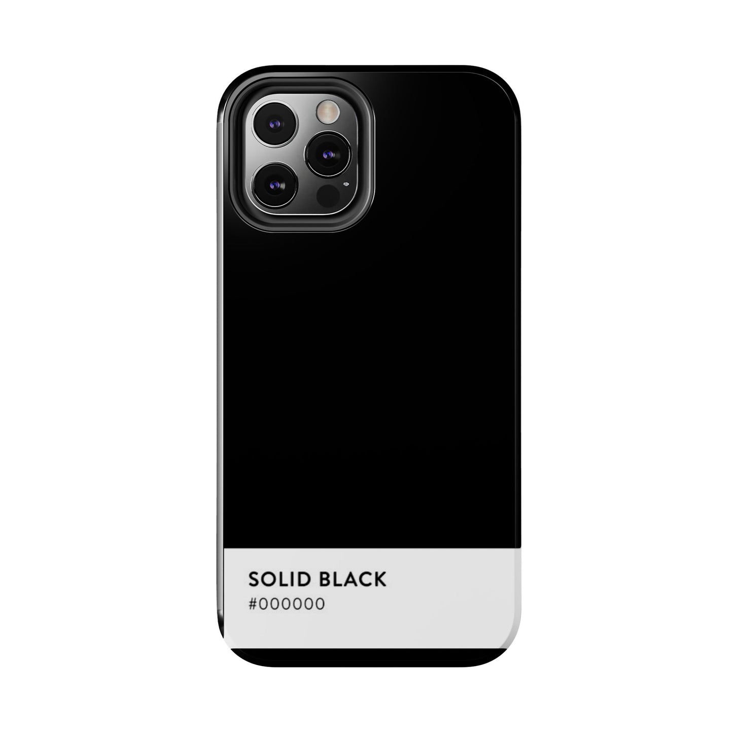 Solid Black Phone Case