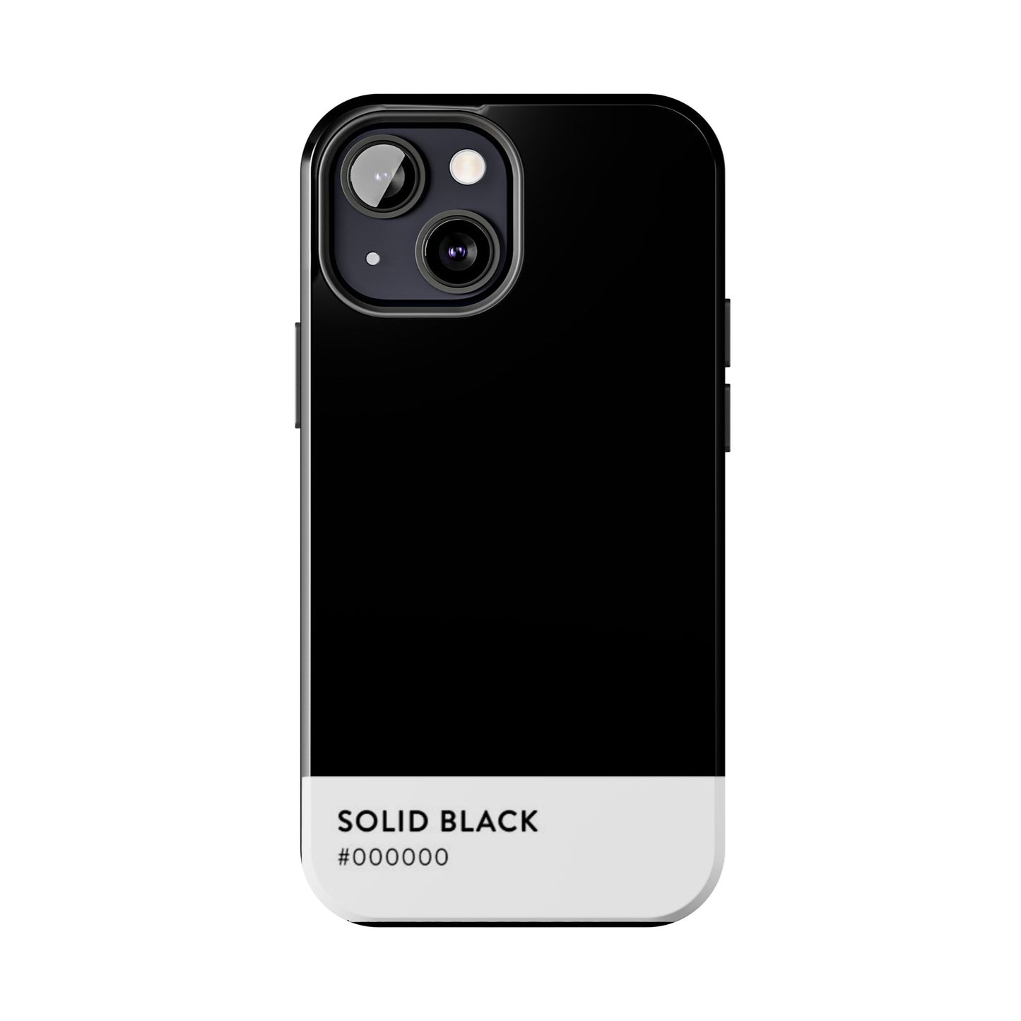 Solid Black Phone Case