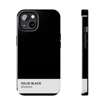 Solid Black Phone Case