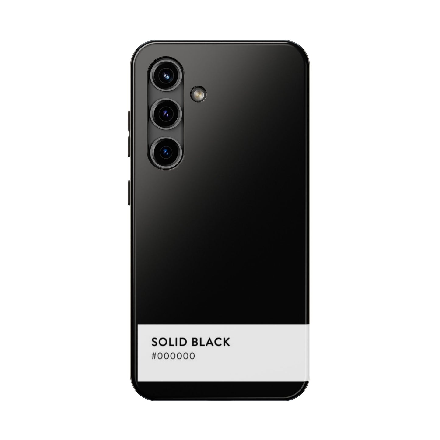 Solid Black Phone Case