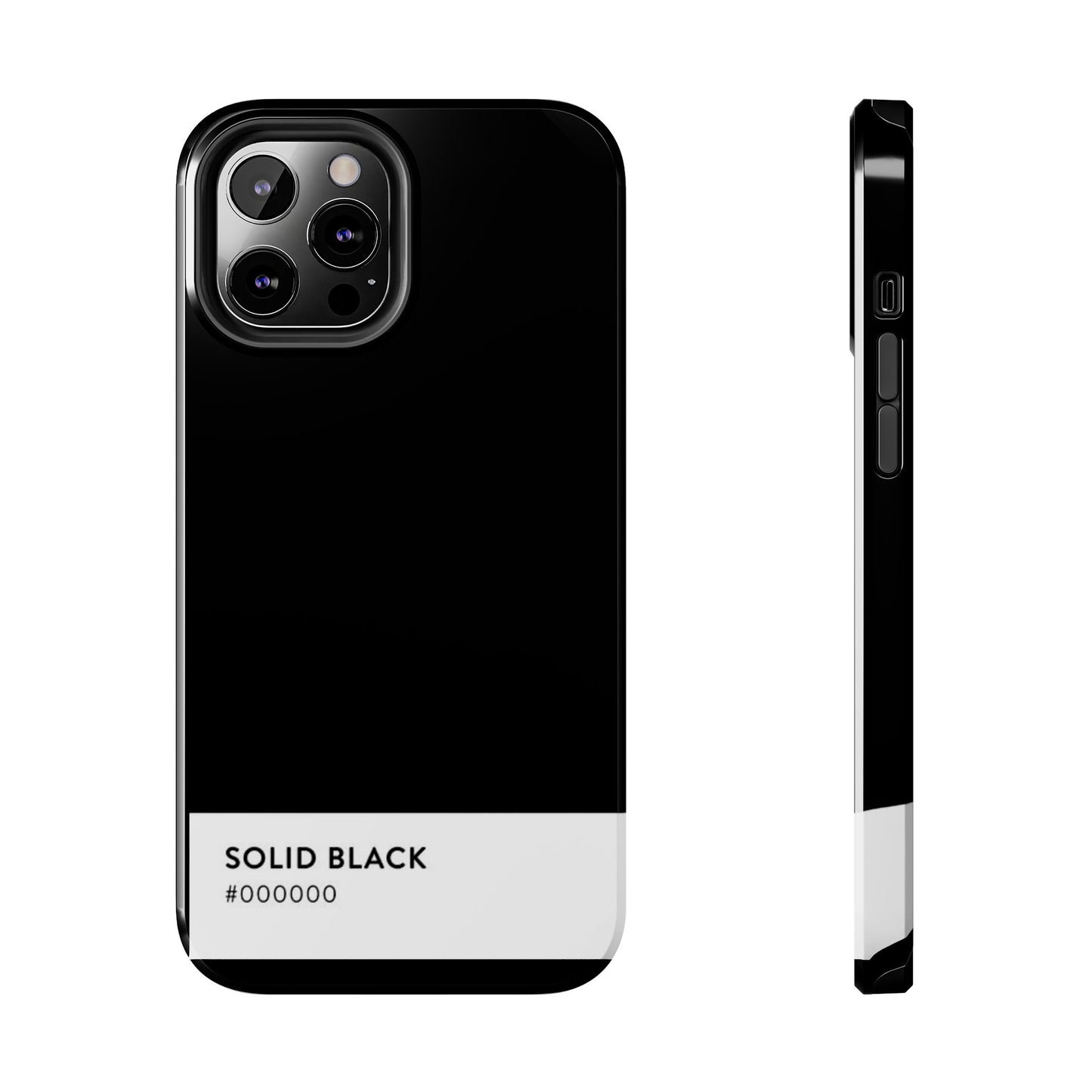 Solid Black Phone Case