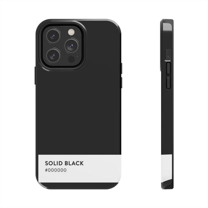 Solid Black Phone Case