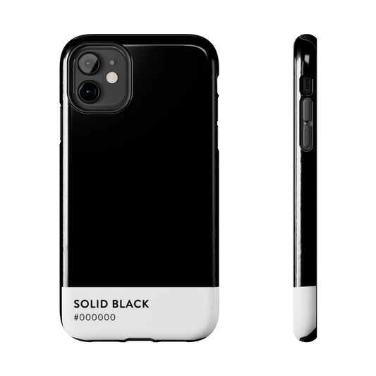 Solid Black Phone Case